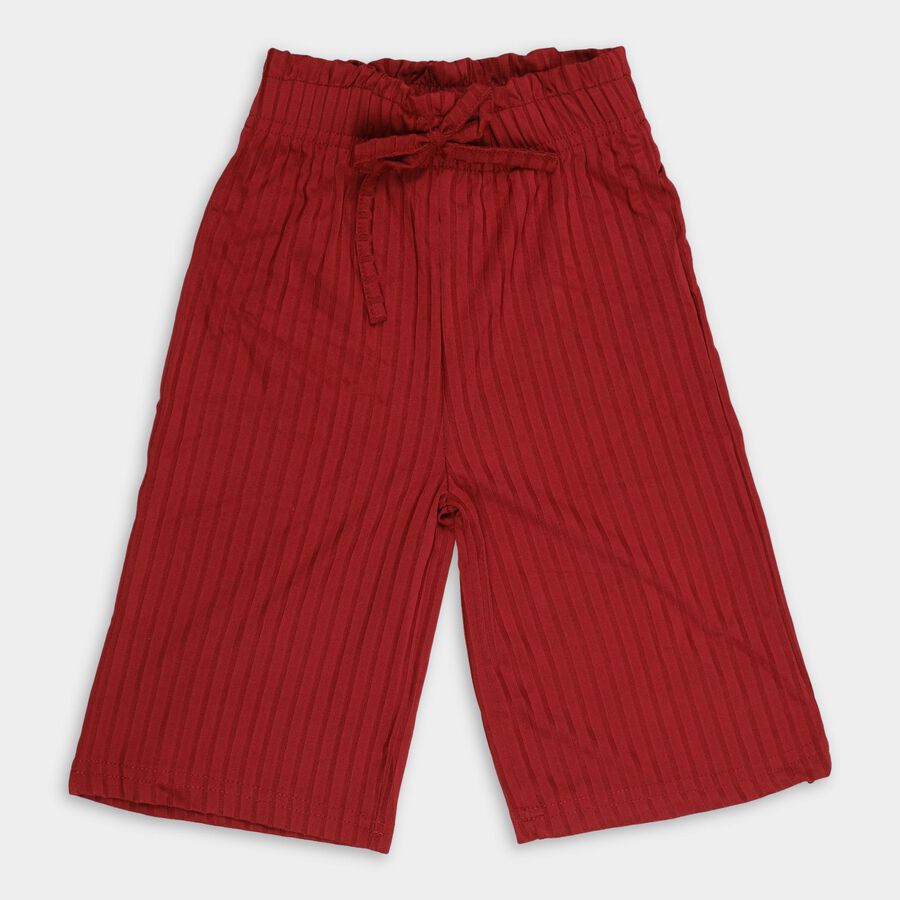 Girls' Capri , Wine, large image number null