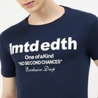 Men's Navy Blue Round Neck Classic T-Shirt, Navy Blue, small