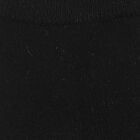 Women's Jet Black Regular Fit Ankle-Length Heart Pattern Socks, Black, small