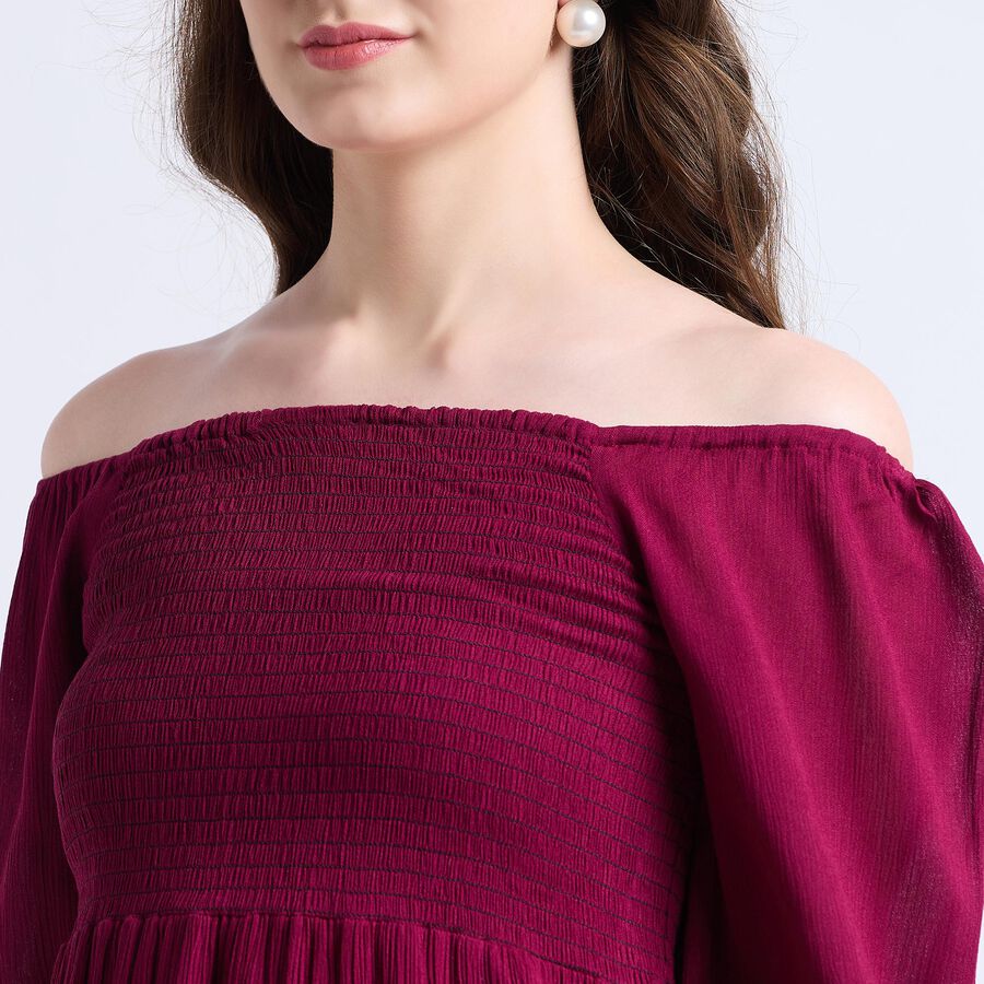 Ladies' Dress , Wine, large image number null