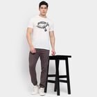 Men's Slim Fit Casual Trousers, Dark Grey, small image number null