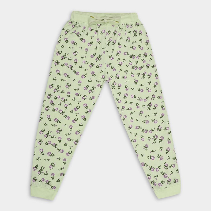 Girls' Pyjamas, Light Green, large image number null