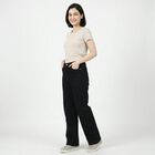 Women's Black Skinny Fit Classic Jeans, काला, small