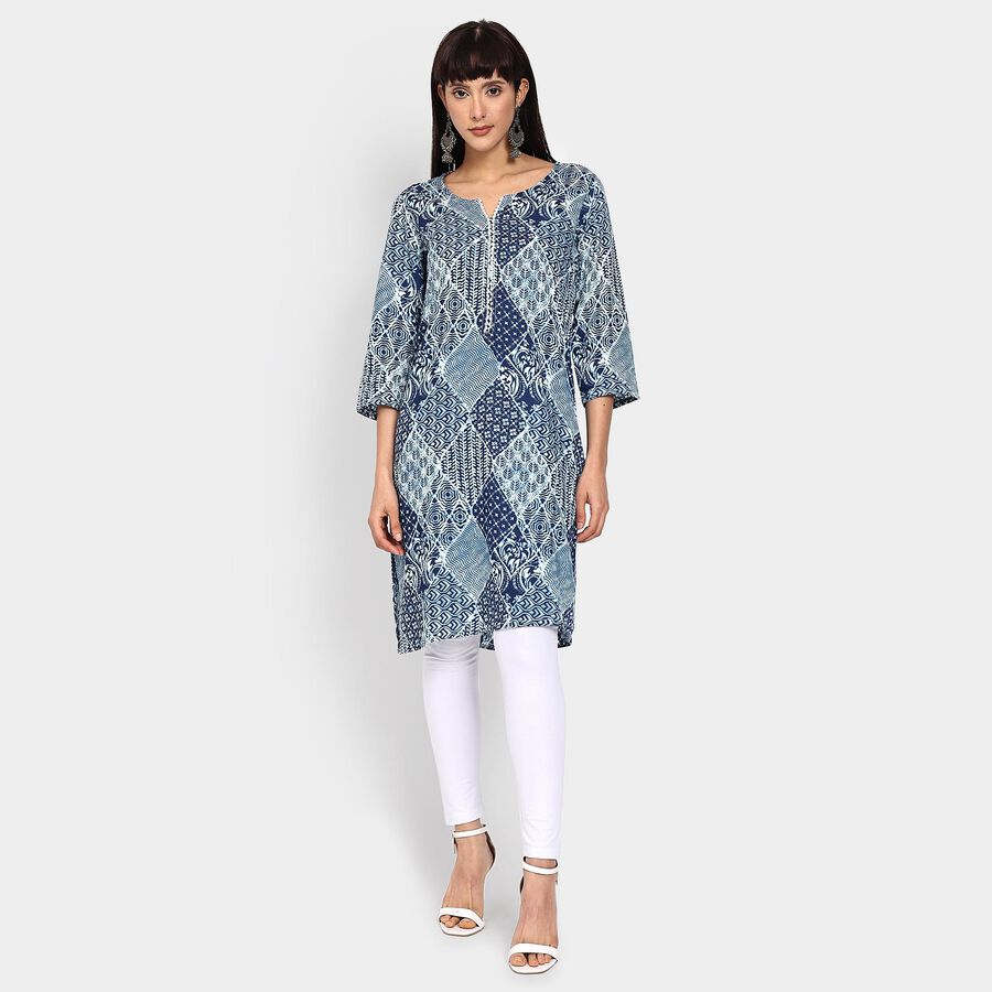 Ladies' Kurta , Dark Blue, large image number null