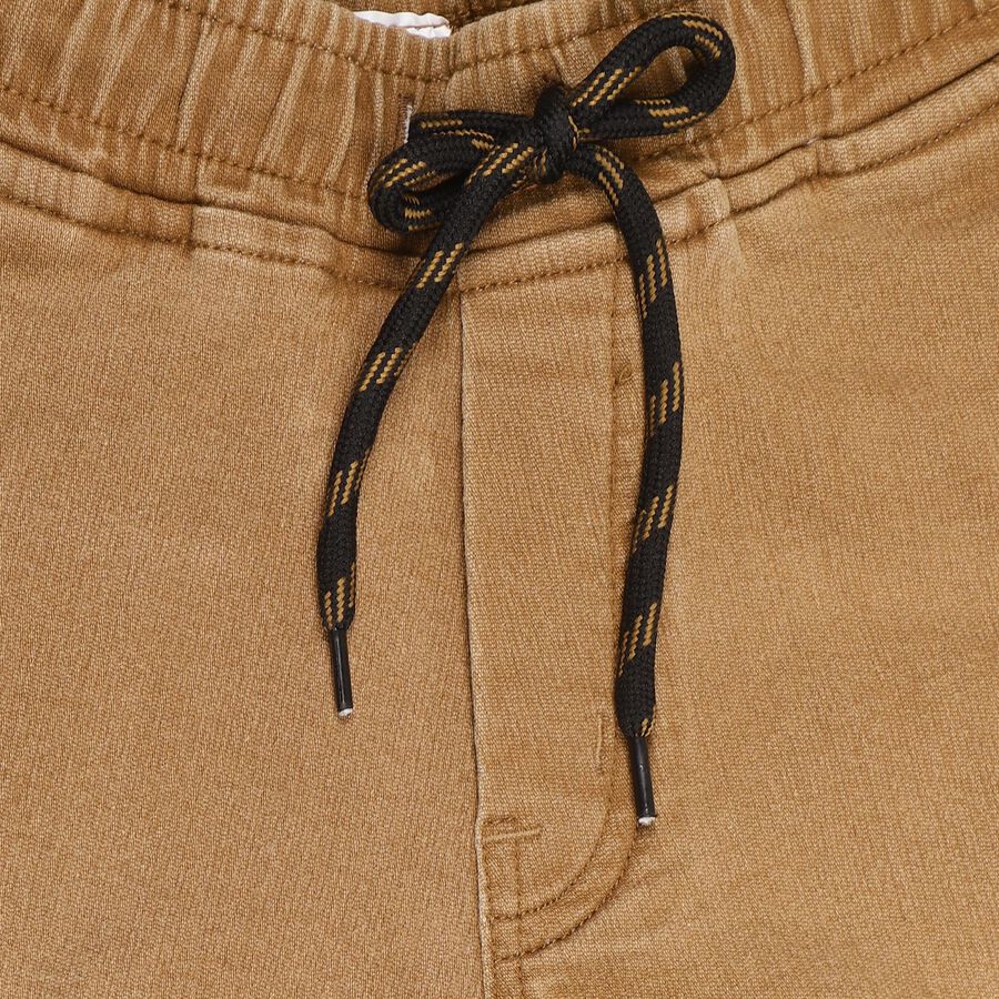 Kids' Stonewashed Blue Slim Fit Basic Jeans, Beige, large image number null