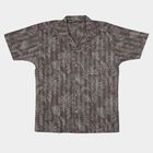 Boys Brown Cotton Classic Casual Shirt, Brown, small