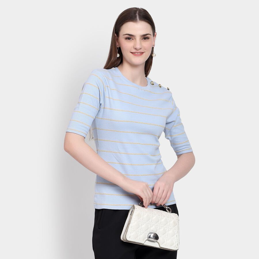 Ladies' Top, Light Blue, large image number null