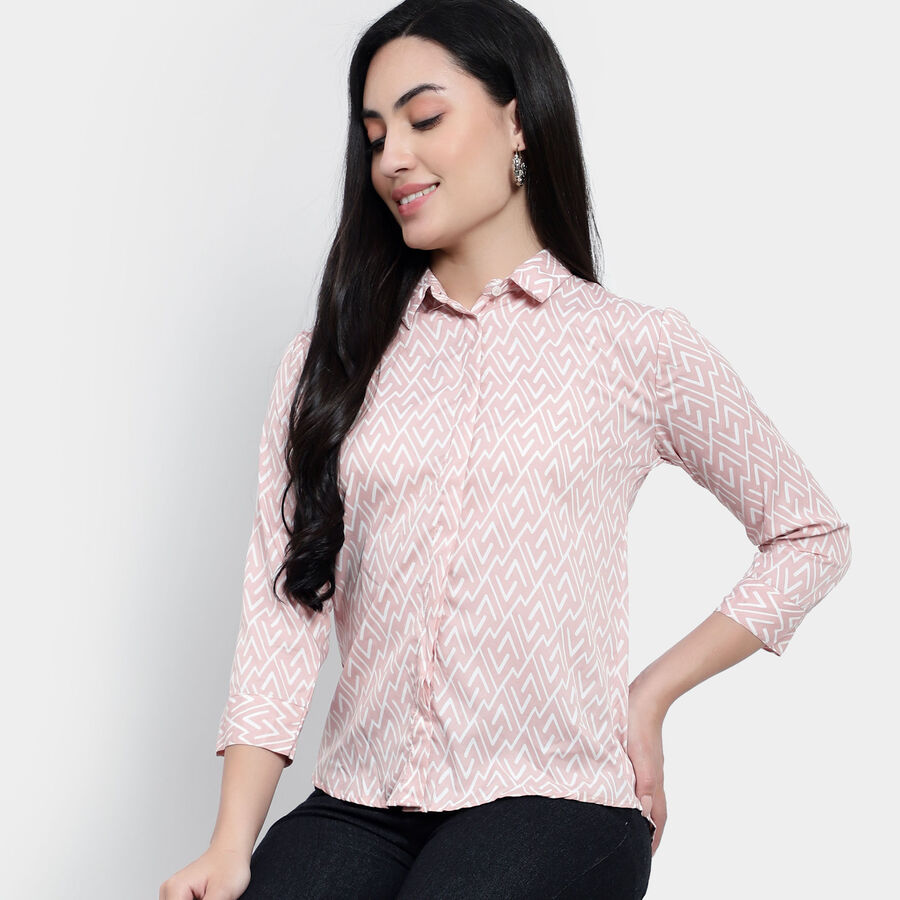 All Over Print Shirt, Light Pink, large image number null