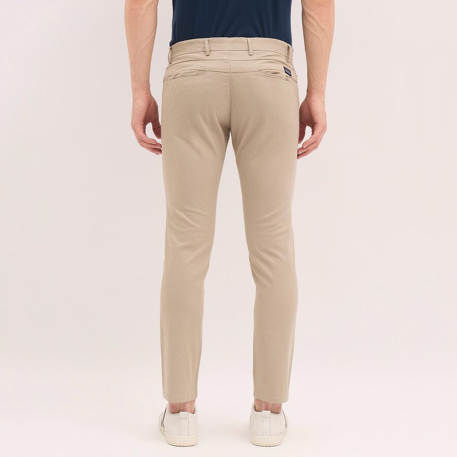 Men's Cross Pocket Slim Fit Casual Trousers , गहरा पीला, large image number null