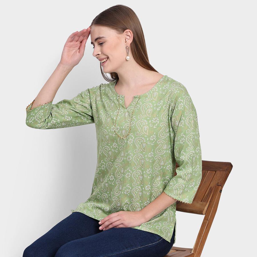 Ladies' Kurti, ओलिव, large image number null