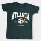 Boys' 100% Cotton Half Sleeves T-Shirt , Dark Green, small image number null