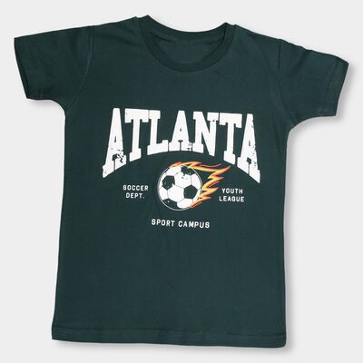 Boys' 100% Cotton Half Sleeves T-Shirt 