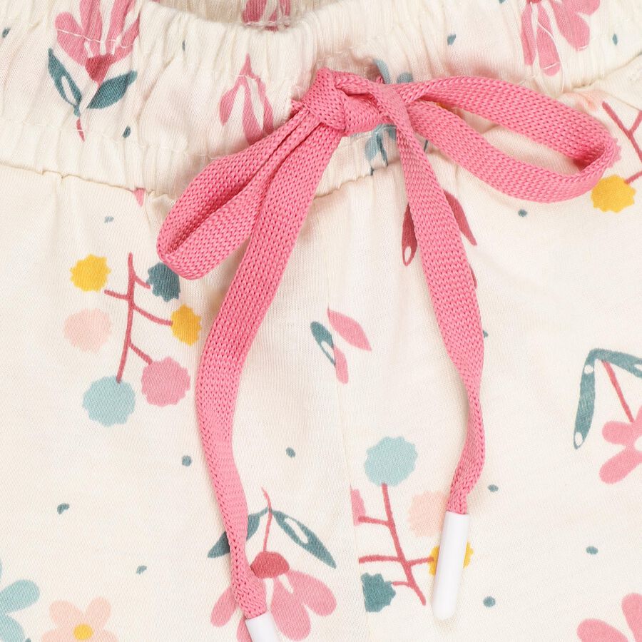 Girls' 100% Cotton Shorts , गहरा पीला, large image number null