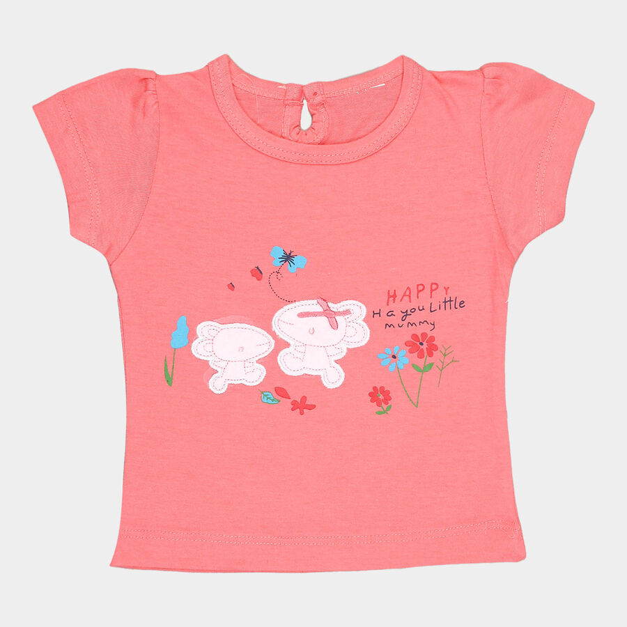 Infants Skirt Top Set, Light Pink, large image number null