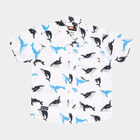 Boys Cotton Casual Shirt, White, small image number null