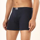 Men's Navy Blue Regular Fit Trunks, नेवी ब्लू, small