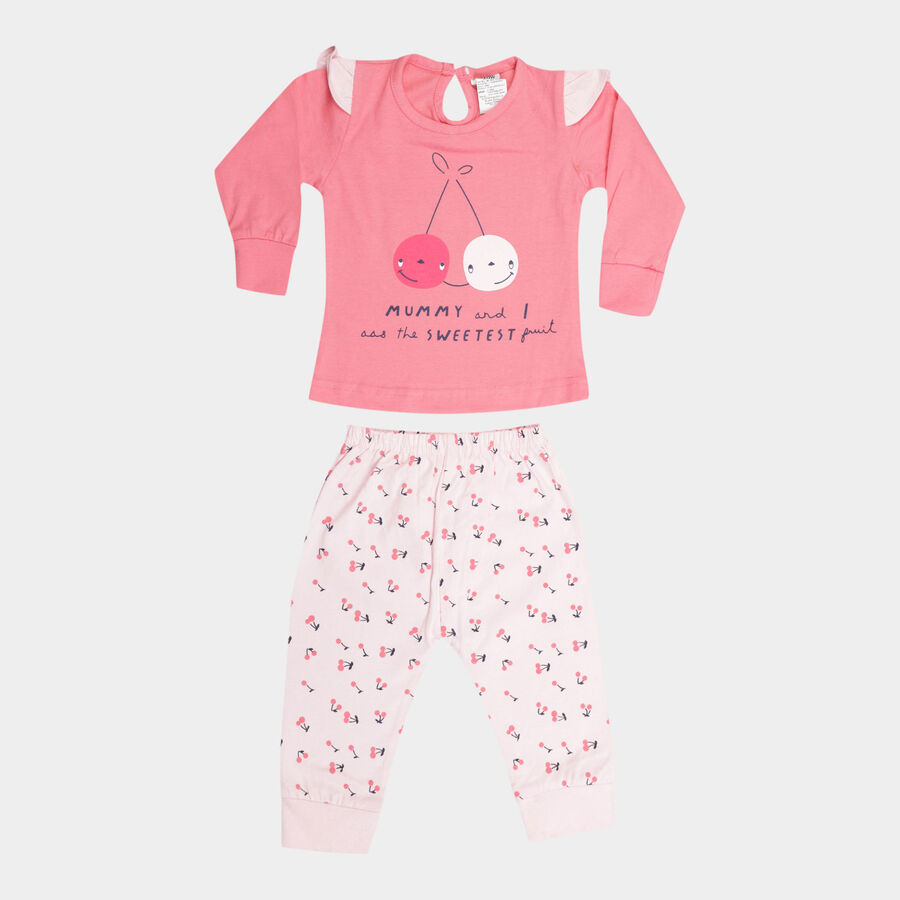 Infants Cotton Hipster Set, Pink, large image number null