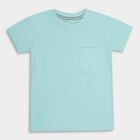 Boys' Half Sleeves T-Shirt , एक्वा, small image number null