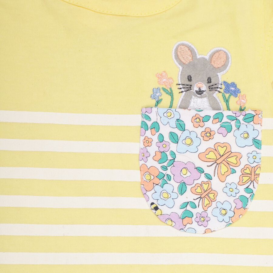 Infants'100% Cotton Capri Set, Yellow, large image number null