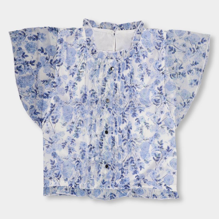 Girls' T-Shirt , हल्का नीला, large image number null