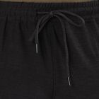 Men's Dark Charcoal Slim Fit Cut And Sew Track Pants, काला, small image number null