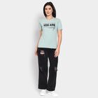 Ladies' Round Neck T-Shirt, Light Green, small