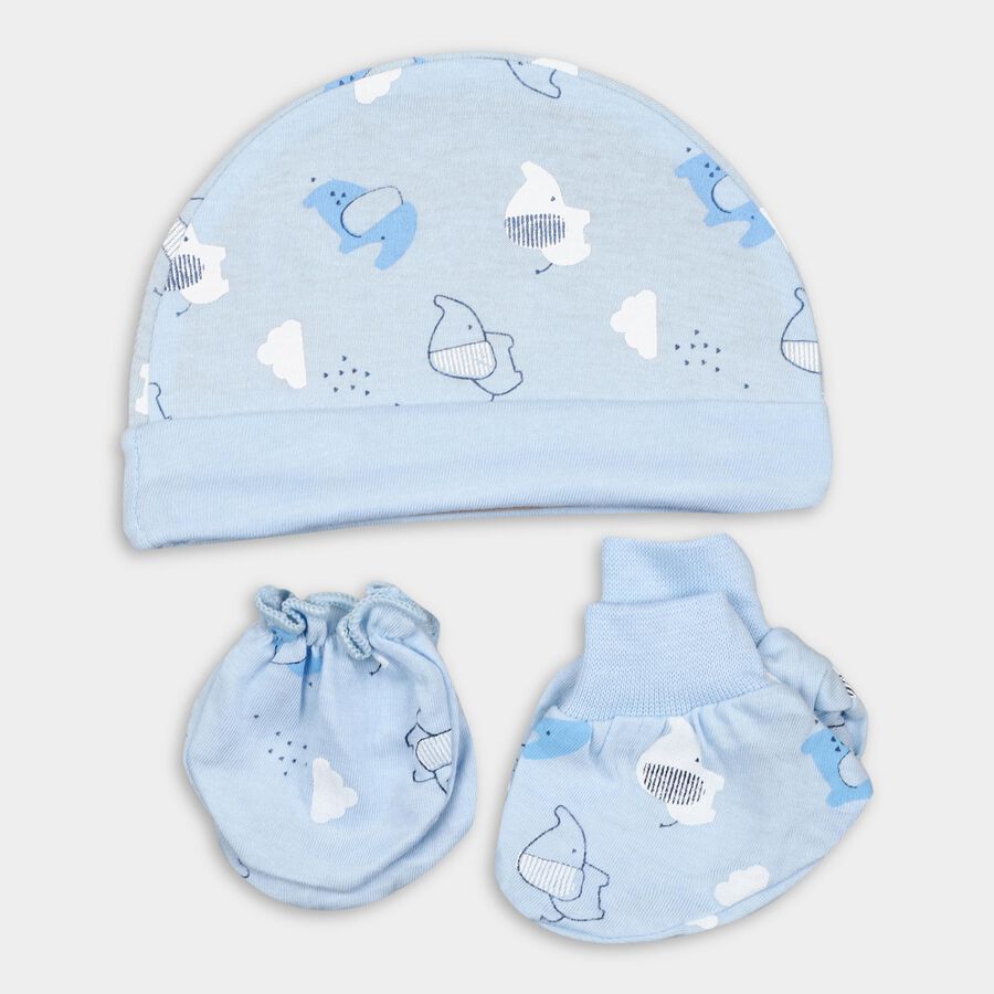 Infants' 100% Cotton Gift Set , Light Blue, large image number null
