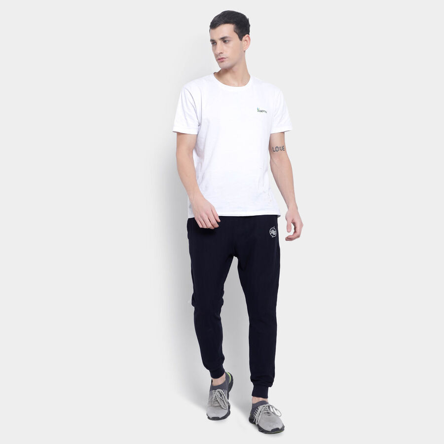 Solid Track Pants, Navy Blue, large image number null