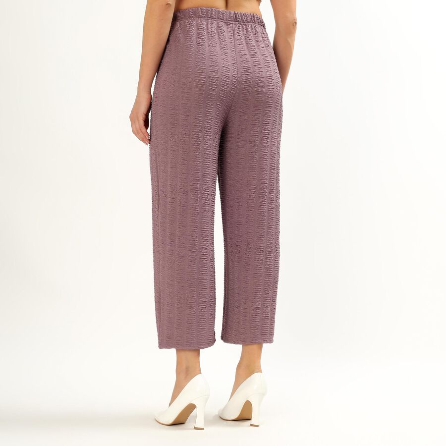 Women's Lilac Relaxed Fit Harem Pants, लाइलेक, large