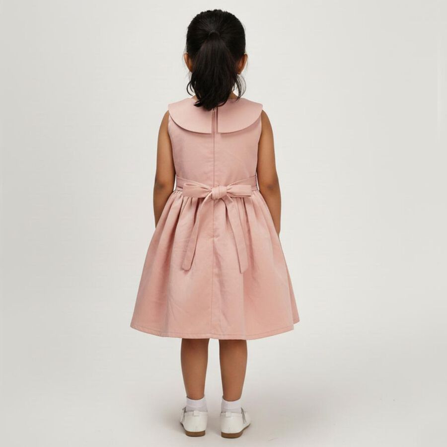 Girls' Frock, हल्का गुलाबी, large image number null