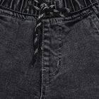 Boys' Grey Cargo Fit Elastic Waist Jeans, Light Grey, small