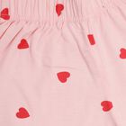 Girls' 100% Cotton Short Set, Coral, small