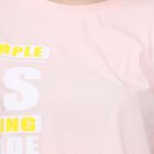 Ladies' 100% Cotton Round Neck T-Shirt , Light Pink, small