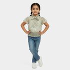 Girls' T-Shirt, गहरा पीला, small