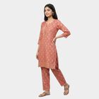 Women's Purple Floral Printed Ethnic Set, Purple, small