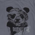 Boys Dark Grey Crew Neck Casual Half Sleeve T-Shirt, Dark Grey, small image number null