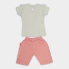 Infants' 100% Cotton Capri Set , Light Green, small image number null