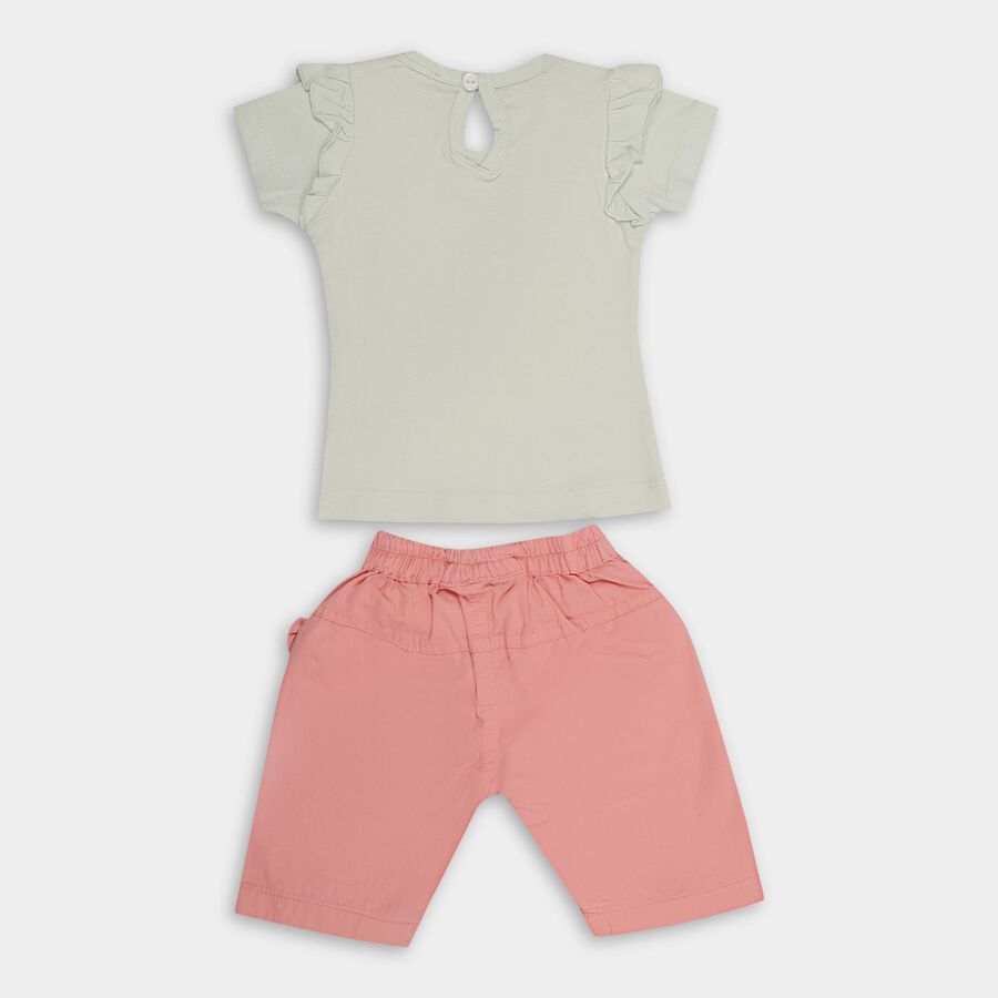 Infants' 100% Cotton Capri Set , Light Green, large image number null