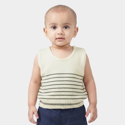 Infants' Off White Sleeveless Thermal