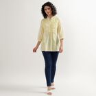 Ladies' 100% Cotton Kurti, Yellow, small image number null