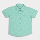 Boys' 100% Cotton Casual Shirt, हल्का हरा, small image number null