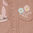 Infants Light Pink Crew Neck Casual Pullover, हल्का गुलाबी, small image number null