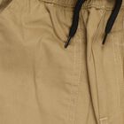 Boys' Muted Khaki Regular Fit Cross Pocket Trousers, Khaki, small image number null