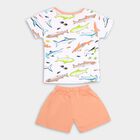 Infants' 100% Cotton Baba Suit , Orange, small image number null