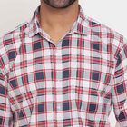 Checks Casual Shirt, Navy Blue, small image number null
