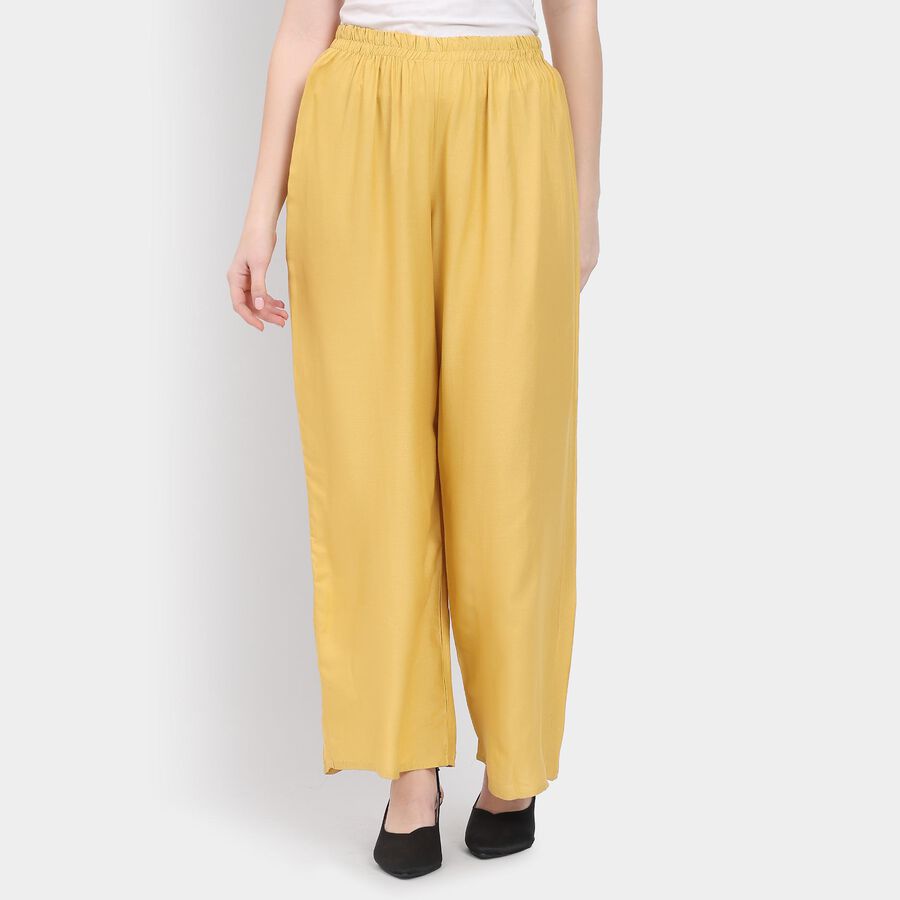 Ladies' Palazzos , गहरा पीला, large image number null