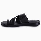 Men's Sandal, काला, small