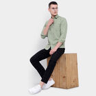 Printed Casual Shirt, Light Green, small image number null