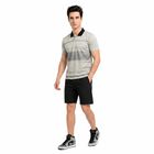 Men's Grey Crew Neck Regular Drifit T-Shirt, Light Grey, small