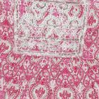 Girls' Pink Embroidered Kurta and Pant Fusion Set, Pink, small